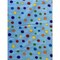 Rainbow Polka Dots Circus Anti-Pill Fleece Fabric | By The Yard